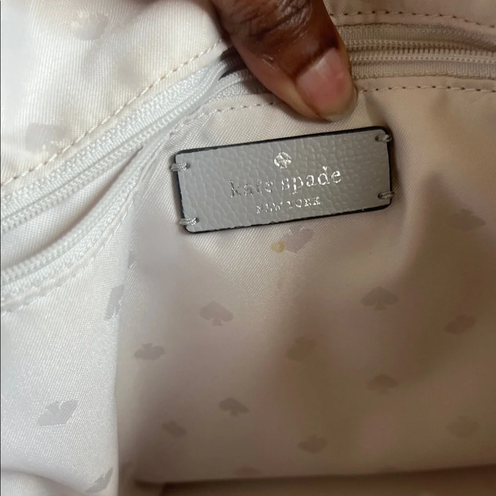 Kate Spade Light Gray Tote Bag - Picture 9 of 10